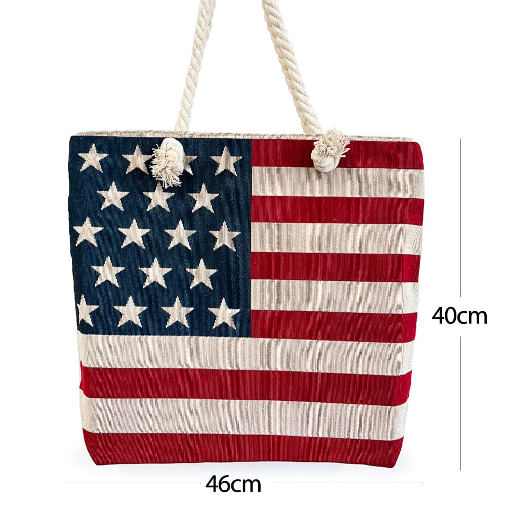 American Flag Tote Bag