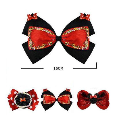 Assorted Shape Hair Bow 28389M (12 units)