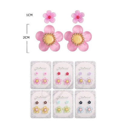 Fashion Flower Earrings 1223SK (12 units)