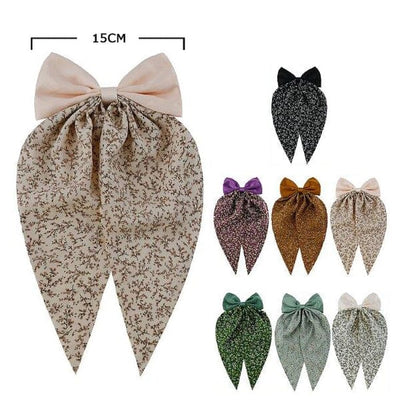 Fashion Hair Bow With Tail 28723M ( 12 units )
