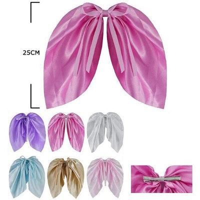 Fashion Hair Bow With Tail 28729M ( 12 units )