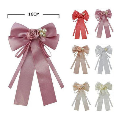Fashion Hair Bow With Tail 28731M (12 units)