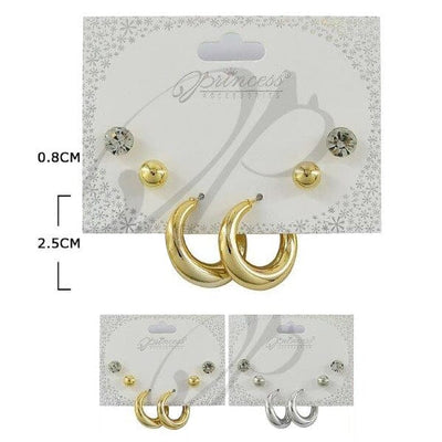 Fashion Multi Earrings Set 3250GS (12 units)