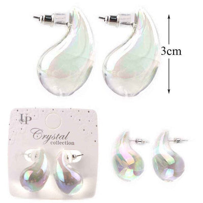 Fashion Tear Drop Earrings 6805CAB (12 units)