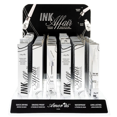 Ink Affair - Super Black Angled Felt Tip Liner (36 units)