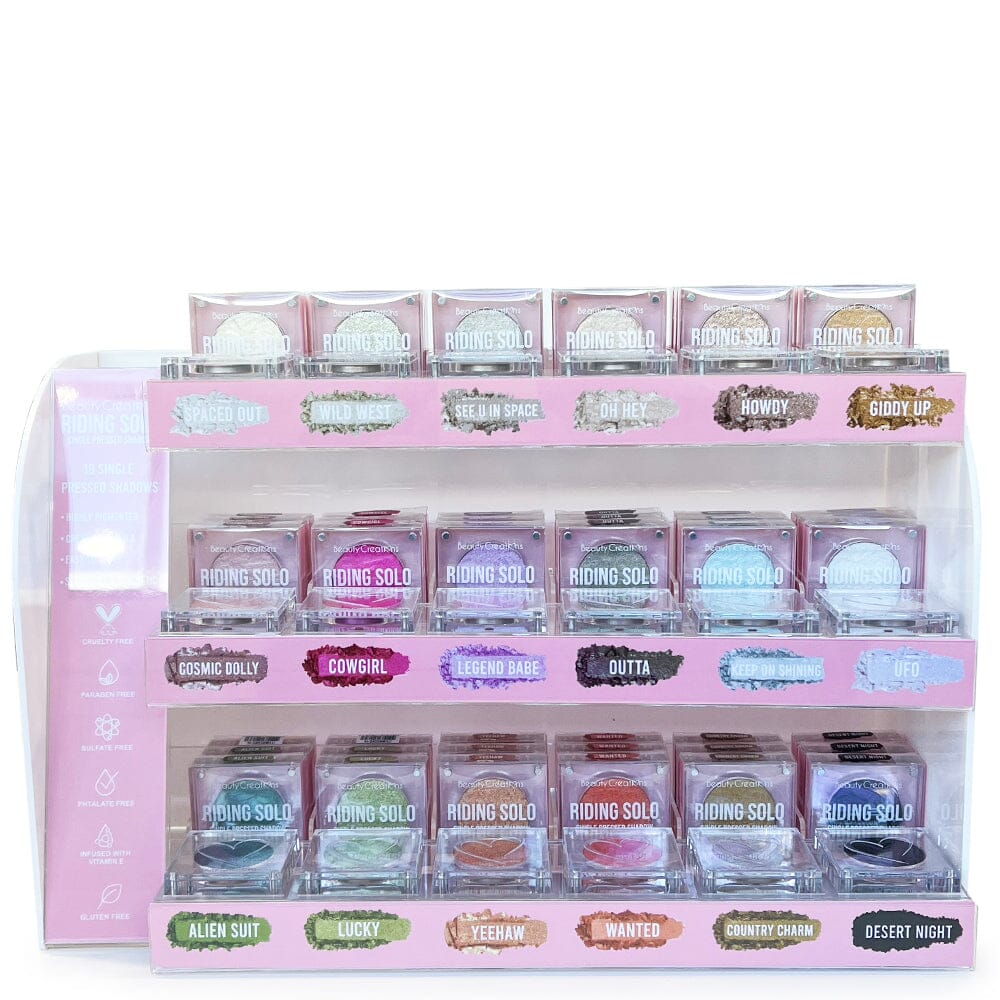 Riding Solo Single Shadows Display Set 108PC +18 Free Testers (1 unit