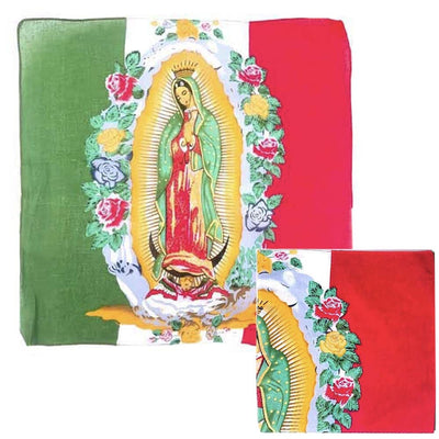 Virgin Mary Guadalupe Cotton Bandanna 3808GU (12 units)