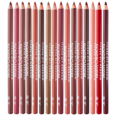 Wooden Lip Pencil 16 Colors Assorted (1 unit)