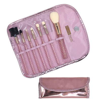 7PCS Brush Set Pink Metallic (6 units)