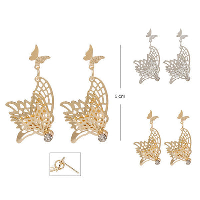 Butterfly Earrings 9562 (12 units)