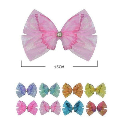 Butterfly Hair Bow 28169R ( 12 units)