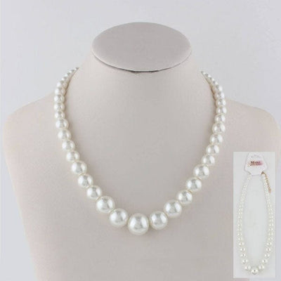 Fashion Pearl Necklaces 2041CRY (12 units)