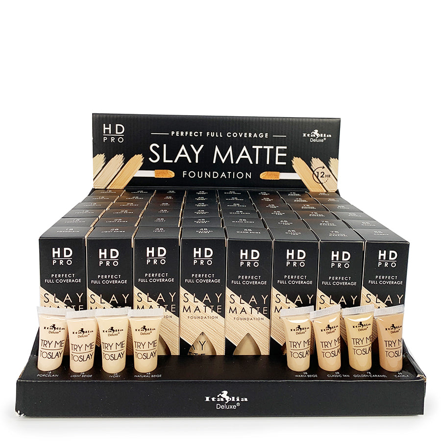 HD Pro Slay Matte Foundation Set + Free Testers (48 units