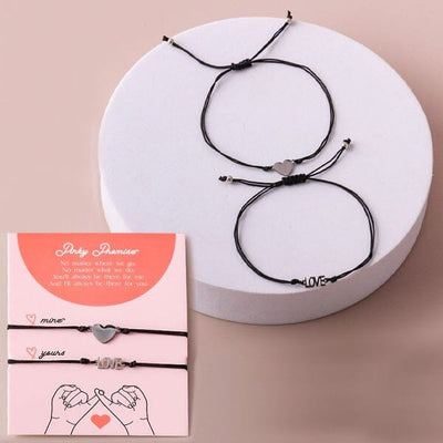 Heart Love String Bracelets 17562 (12 units )
