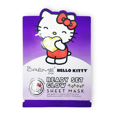 Hello Kitty Face Sheet Mask-Ready Set Glow (6 units)