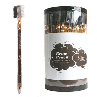 Long Lasting Brow Pencil - Brown (72 units)