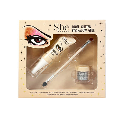 Loose Glitter Eyeshadow Glue - Silver (1 unit)