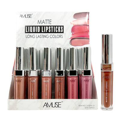 Matte Liquid Lipsticks Long Lasting Colors (36 units)