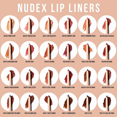 Nude X Lip Liner 24 Colors Sold By Color (6 units)