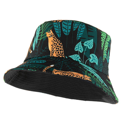 Reversible Jungle Animal Print Bucket Hat (1 unit)