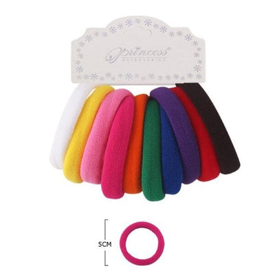 10 PC Elastic Hair Band 011R (12 units)