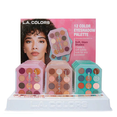 12 Color Eyeshadow Display Set (18 units)