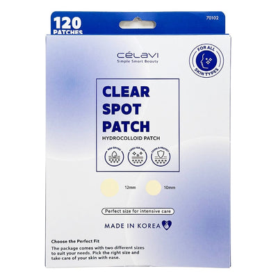 120PC Clear Spot Patch Blue (1 unit)