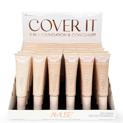 2 IN 1 Foundation & Concealer 140MIX-M (36 units)