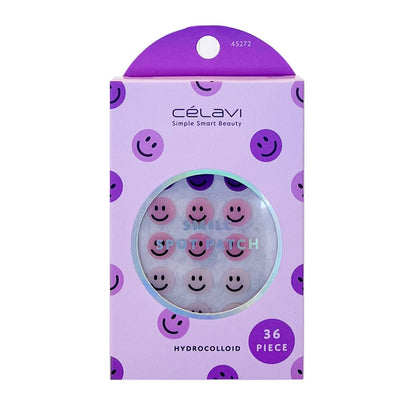 36PCS Smile Hydrocolloid Spot Patch - PURPLE (3 units)