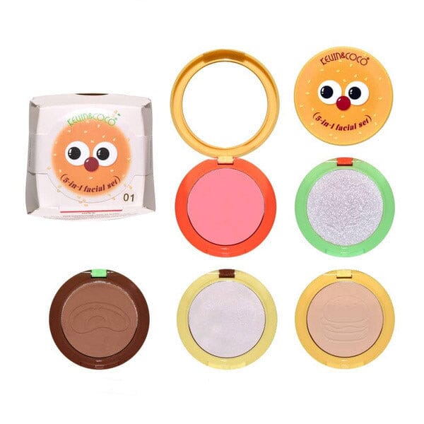 5 in 1 Hamburger Face Palette 6