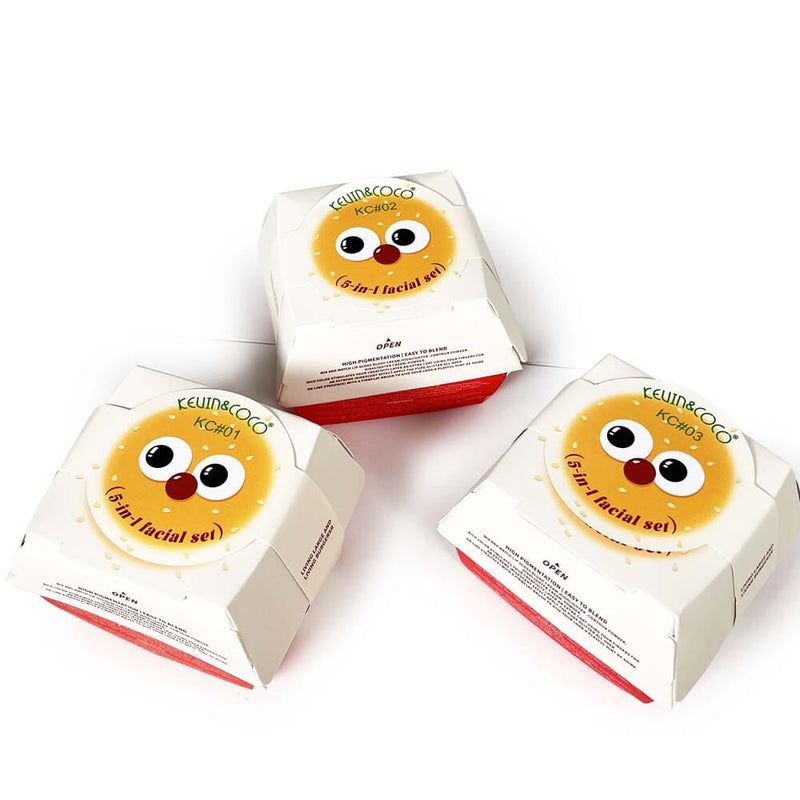 5 in 1 Hamburger Face Palette 3