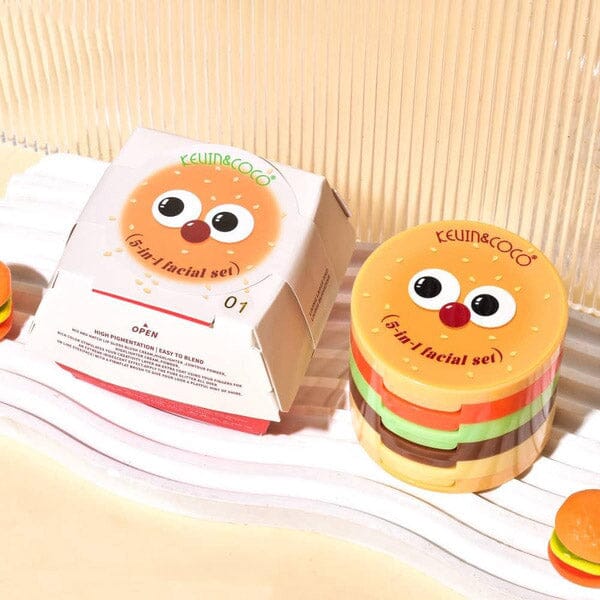 5 in 1 Hamburger Face Palette 4