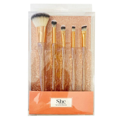 5PC Brush Set Gold 318GD (1 unit)