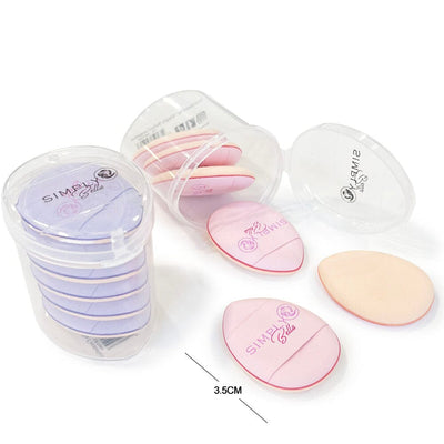 6PC Mini Puff Purple & Pink (12 units)