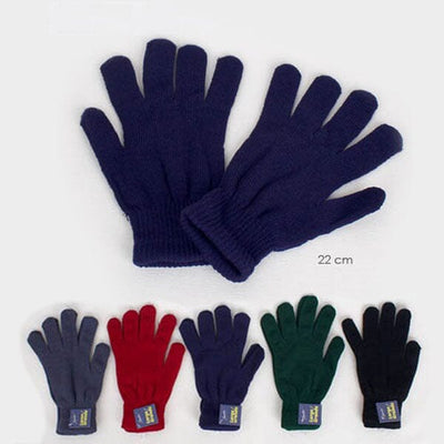 Adult Large Dark Tone Winter Gloves 2084-DKX (12 units)