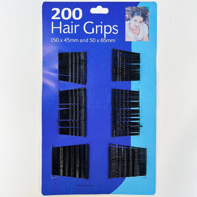 All Black Bobby Pins 1691 (12 units)