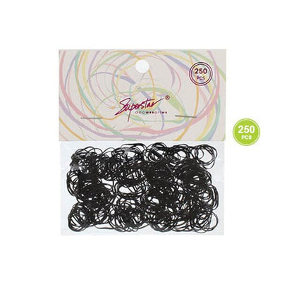 All Black Hair Tie Pack 3235-BKX (12 units)