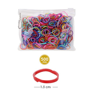 All Colorful Zipper Bag Hair Tie 3230-RGX (12 units)