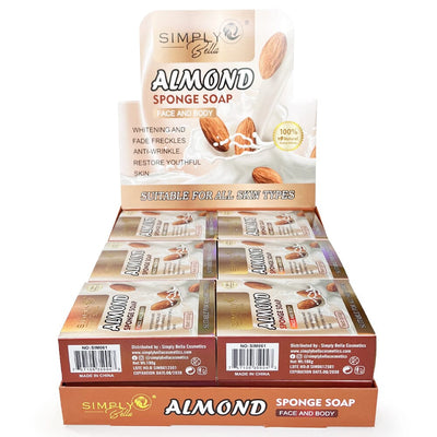 Almond Sponge Soap (12 units)