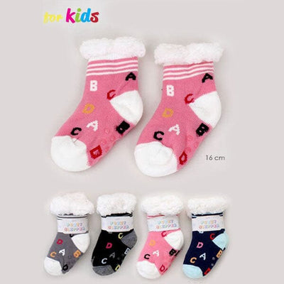 Alphabet Letters Kid's Winter Thick Socks 2108 (12 units)