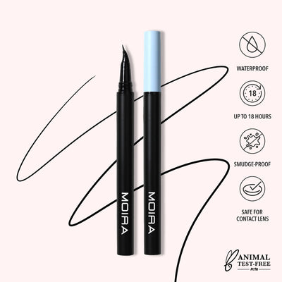 Angled Liquid Liner Black (3 units)