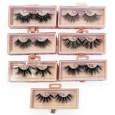 Assorted 7PC 35MM Faux Mink (1 unit)