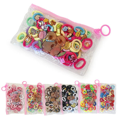 Assorted Color Ponytail With Zipper-bag 11413 (12 units)