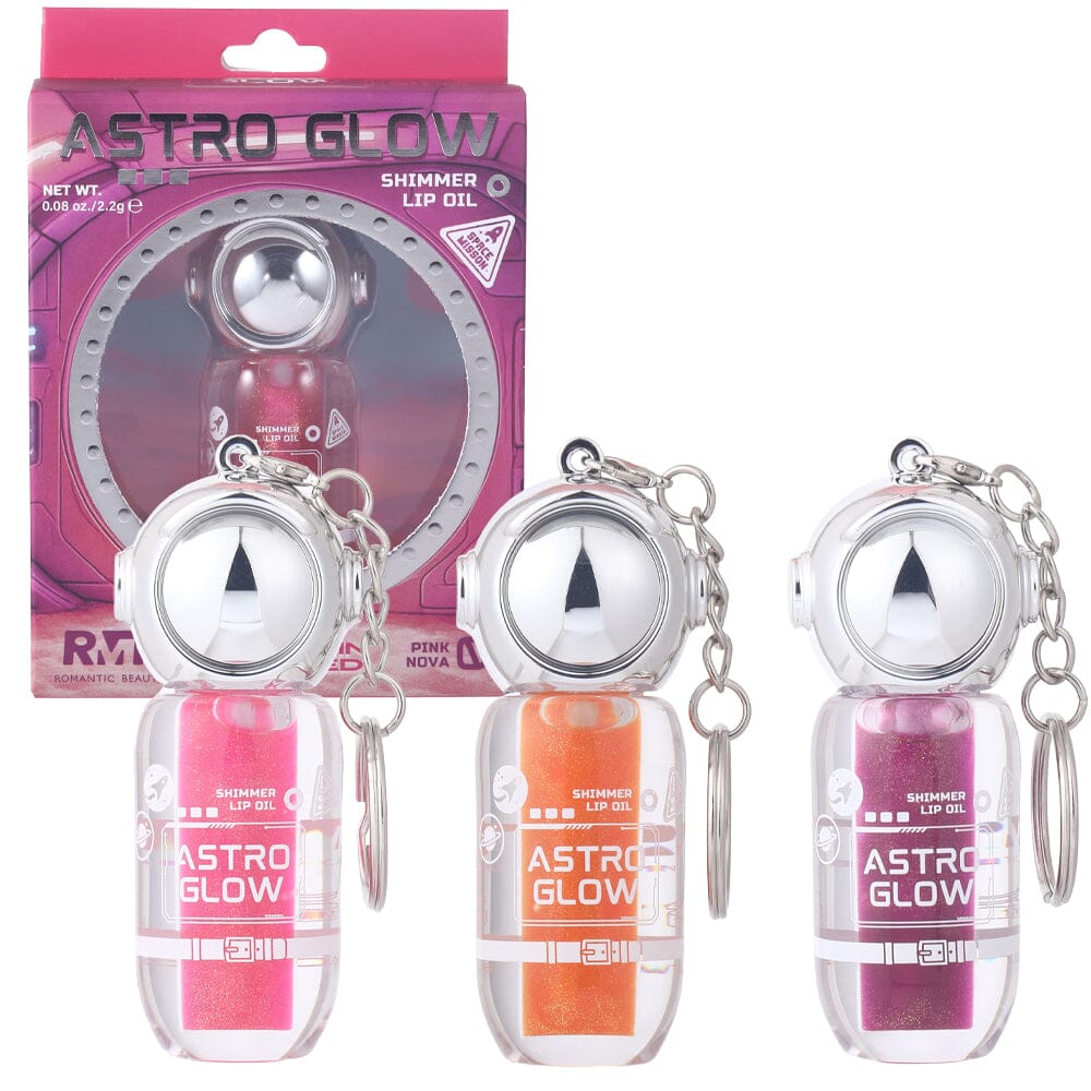 Astro Glow Shimmer Lip Oil Keychain (12 units