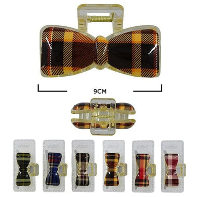 Bow Shape Hair Jaw Clip 11247M (12 units)