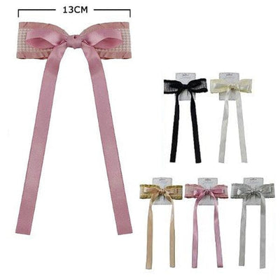 Bow With Tail Hair Pin 10625M (12 units)