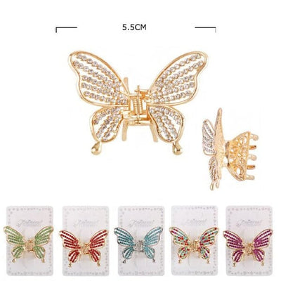 Butterfly Hair Jaw Clip 10151M (12 units)