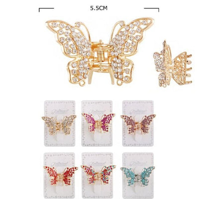 Butterfly Hair Jaw Clip 10152M (12 units)