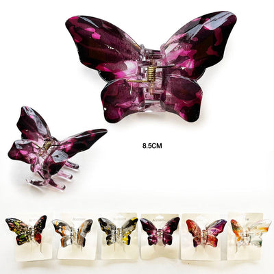 Butterfly Hair Jaw Clip 1037 (12 units)