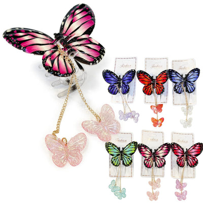 Butterfly Hair Jaw Clip 2060 (12 units)